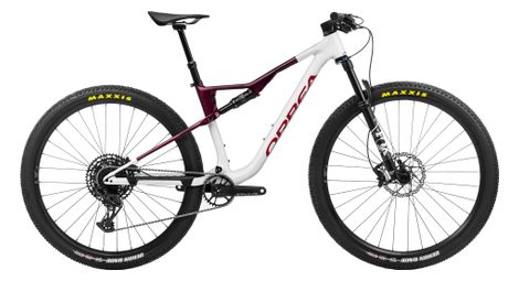 Vtt tout suspendu orbea oiz h20 sram gx eagle 12v 29 blanc rouge 2023