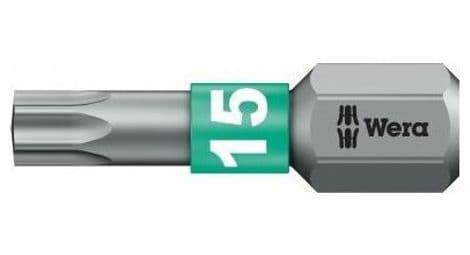 Wera-embout bitorsion extra rigide p.vis torx-867/1 btz torx 15 x 25