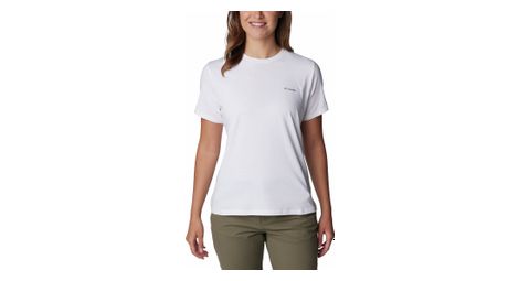 Camiseta tecnica columbia sun trek para mujer blanca