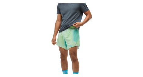 hoka glide 5in slip shorts green homme