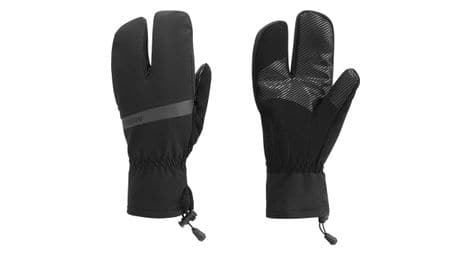 Gants velo long de hiver rogelli nova lobster - homme - noir