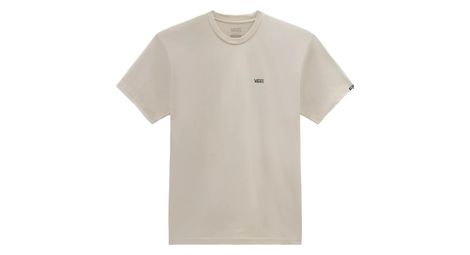 T shirt manches courtes vans left chest logo beige