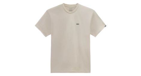 Camiseta de manga corta con logotipo en el pecho izquierdo vans beige