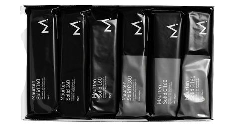 pack of 12 maurten solid 160 mix box energy bars solid 160 solid c 160 12x55g