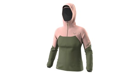 Dynafit alpine gtx waterproof jacket rose khaki women