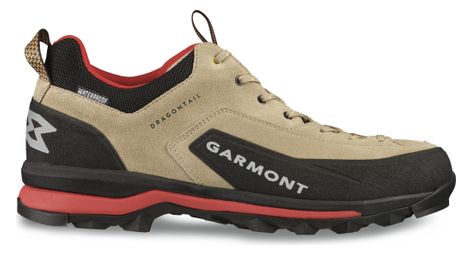 Chaussures de randonnée garmont dragontail wp beige/rouge