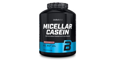 Micellar Casein (2,27 Kg) - Biotech Usa - Fraise - Caséines