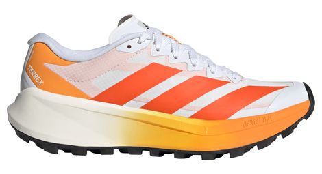 adidas Terrex Agravic 4 Trail-Schuhe Weiß/Orange Damen