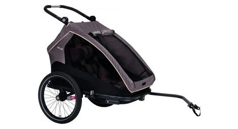 Rimorchio per bambini xlc duo s 20' grigio antracite beige