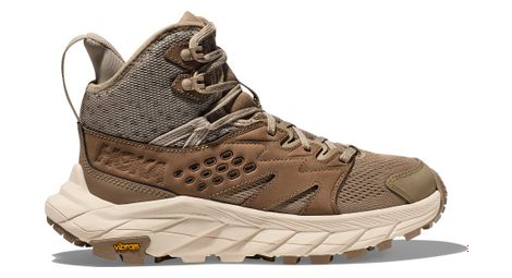 Hoka anacapa breeze mid beige women's hiking shoes