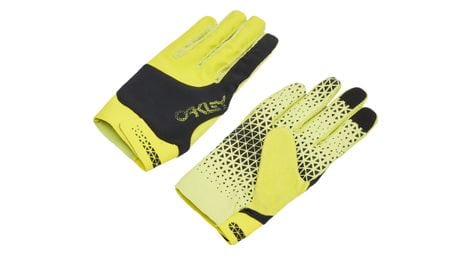Oakley off camber mtb long gloves black/yellow m