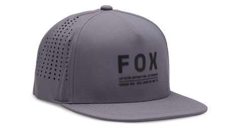 Fox non stop tech snapback men's cap os grey