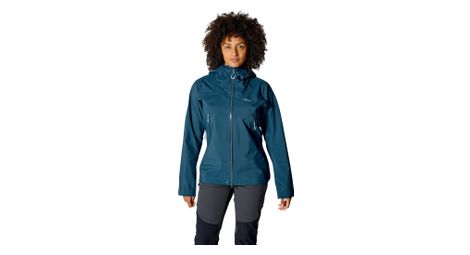 women s rab kangri gore tex waterproof jacket blue
