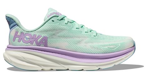Hoka One One Clifton 9 Large D - femme - bleu