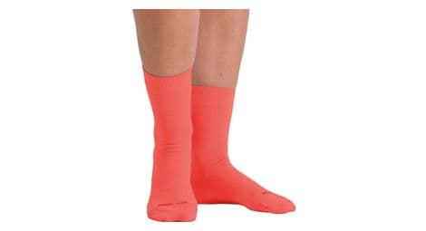 Chaussettes femme sportful matchy wool corail