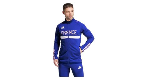 Veste d'entrainement adidas performance training team france bleu homme