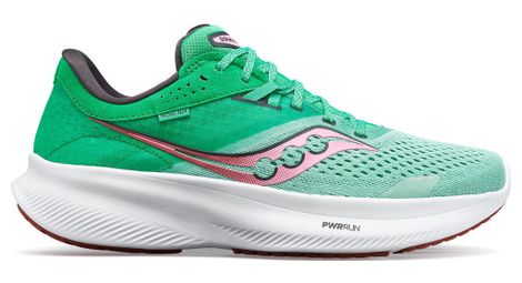 Producto renovado - zapatillas mujer saucony ride 16 verde rosa