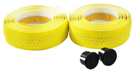 Guidoline velox soft grip perfore jaune- epaisseur 2.5mm