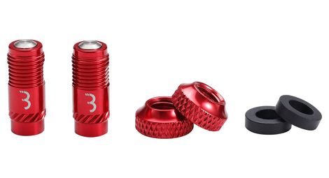 Embout de Valves BBB CoreCap Rouge