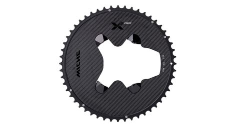 miche x2 rd r81 external chainring for shimano ultegra r8100 cranksets black