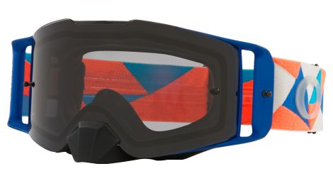 Masque oakley front line mx tri orange gris clair ref oo7087 71
