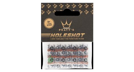 Mèches de réparation tubeless peaty's holeshot 6x 1.5mm