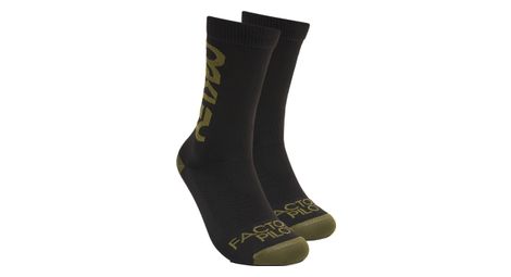 Chaussettes oakley factory pilot noir vert