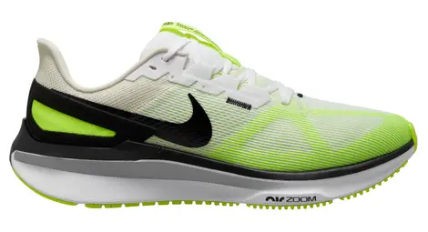 Nike air zoom structure 25 running shoes white yellow