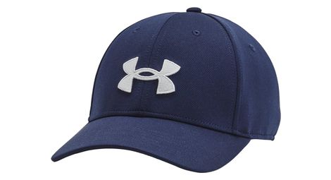 Casquette réglable under armour blitzing bleu homme