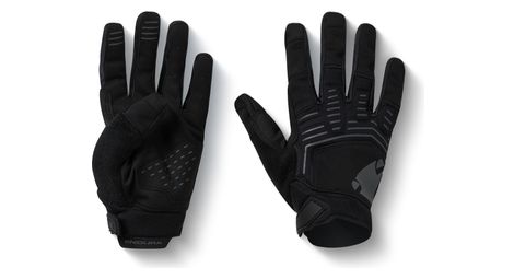 Guantes largos Endura SingleTrack Windproof, negros