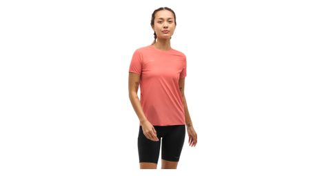 Maillot manches courtes hoka airolite rose femme