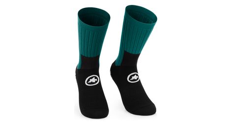 Calcetines de mtb assos tactica t5 negro/verde unisex