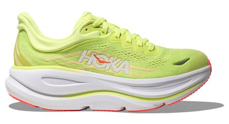 Chaussures Running Hoka Bondi 9 Jaune/Rouge Femme
