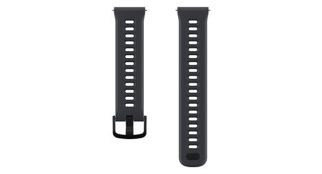 Bracelet de Montre Coros Pace 4 22 mm Silicone Noir