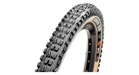 Pneu maxxis minion dhf 27.5 tubeless ready souple 3c maxx terra exo protection skinwall flancs beige