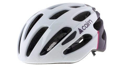 Casco cairn active prism blanco/morado