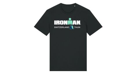 Maglietta a maniche corte ironman switzerland black uomo