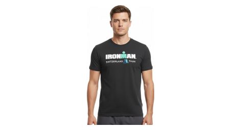 Maglietta a maniche corte Ironman Switzerland Black Uomo