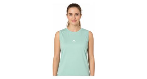 Cropped top fjork merino 140 femme laine mérinos ultra-légère respirante et thermorégulante vert