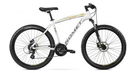 Velo romet mtb rambler r6 3 blanc jaune
