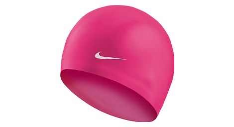 Bonnet de bain nike swim silicone cap rose