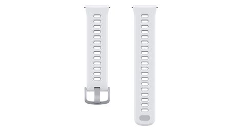 Bracelet de Montre Coros Pace 4 22 mm Silicone Blanc