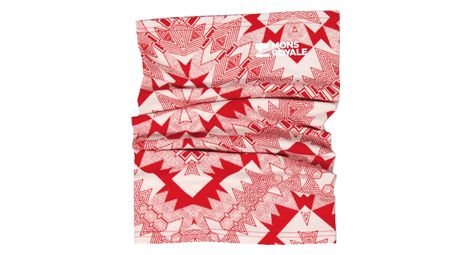 Tour de cou mons royale daily dose merino rouge blanc