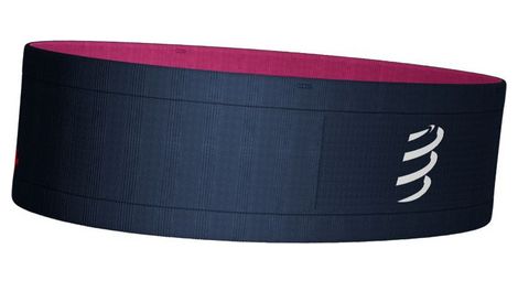 Ceinture compressport free belt bleu rose