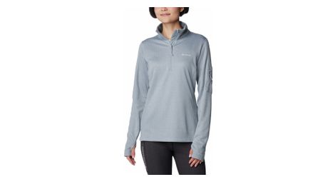 Polaire femme columbia park view grid 1 2 zip gris