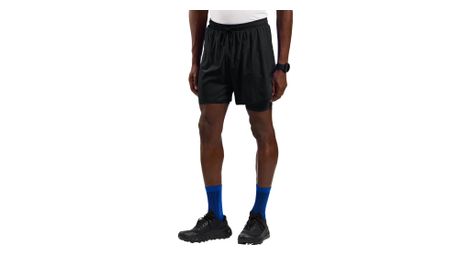 Short Running 2-En-1 Odlo Zeroweight 5" Noir Homme