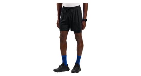 odlo zeroweight 5 2 in 1 men s running shorts black