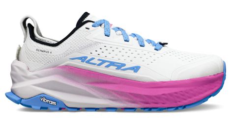 altra olympus 6 trail running shoes women s white purple blue
