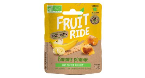 Fruit ride gedroogde fruitlinten banaan / appel 15g