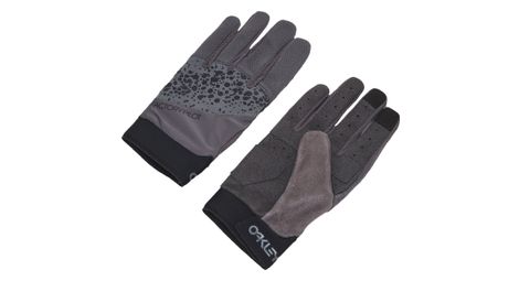 Gants longs oakley maven mtb frog noir